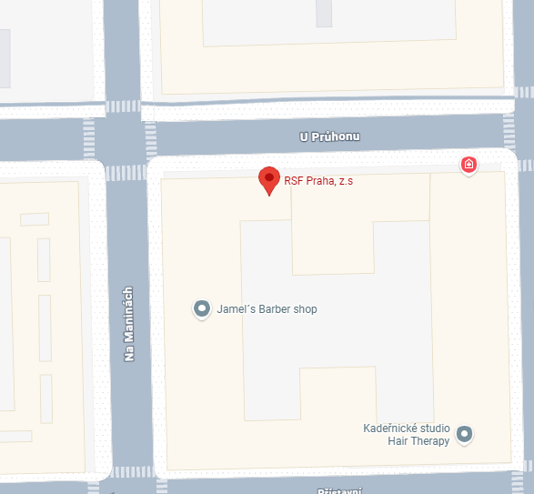 Mapa klubu na Google Maps